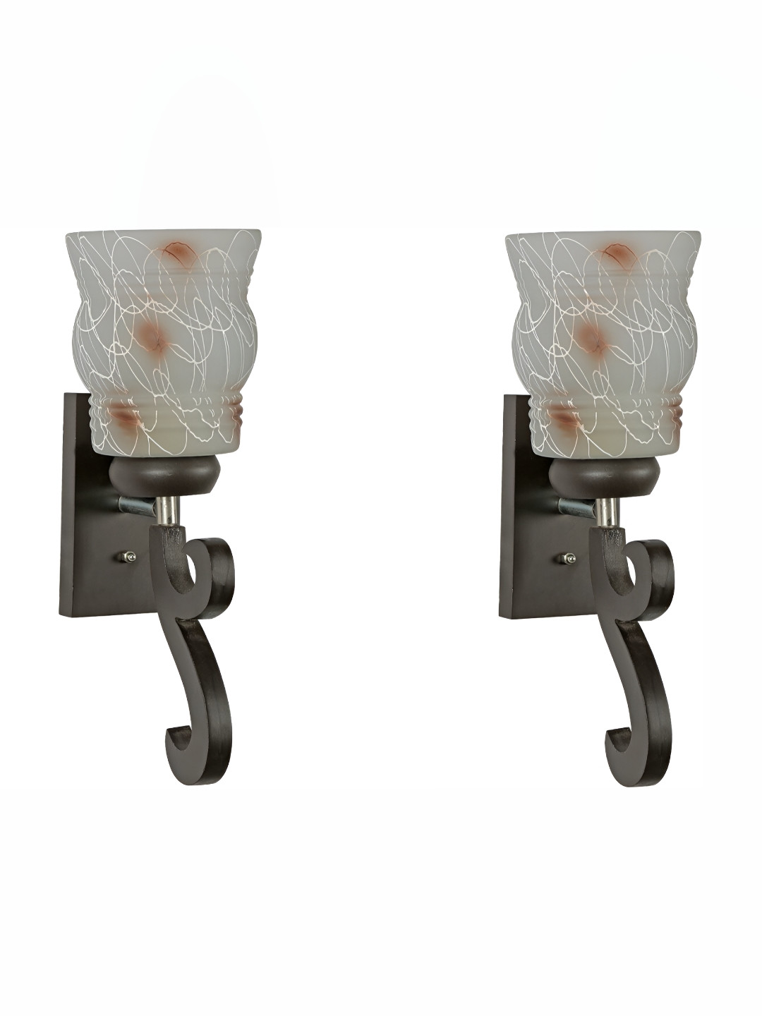 

Afast Grey 2 Pcs Glass Wall Lamps