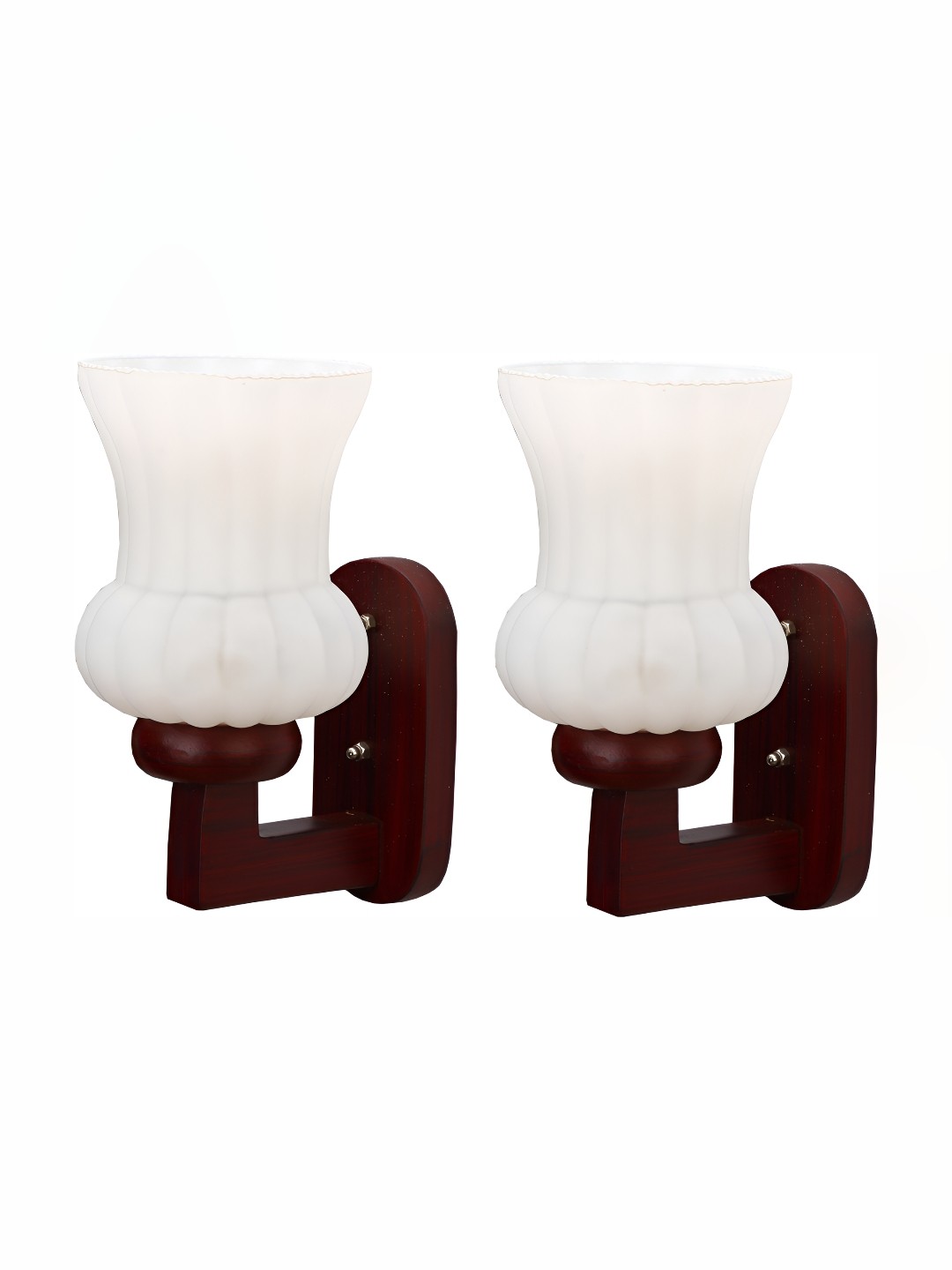 

Afast White 2 Pieces Abstract shaped Glass Wall Lamp