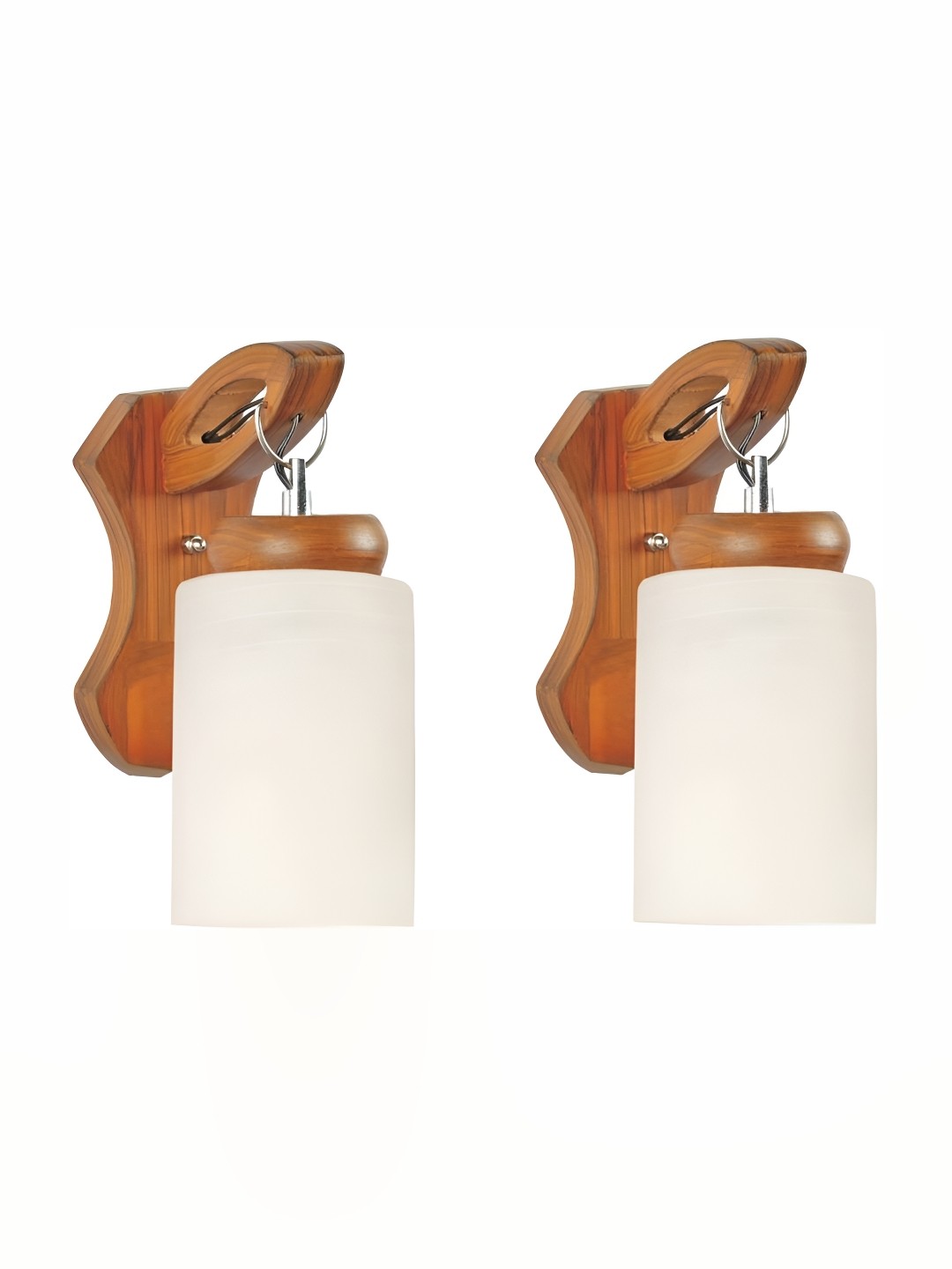 

Afast White 2 Pcs Glass Wall Lamps