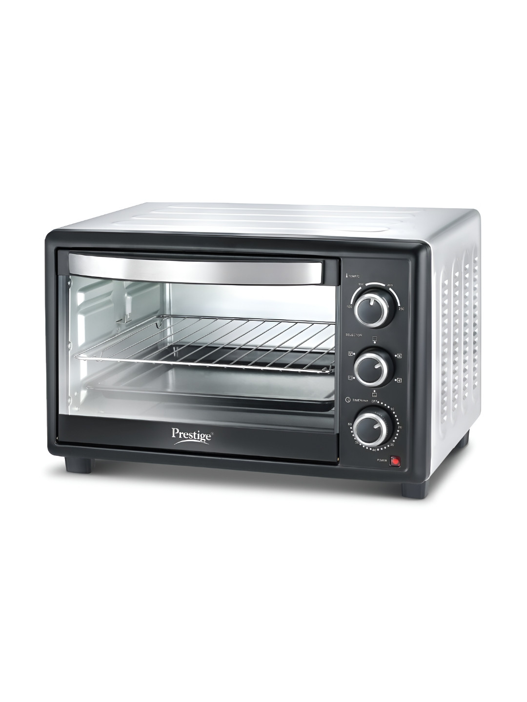 

Prestige Silver & Black POTG 28RC Oven Toaster Griller With Convection & Air Fryer