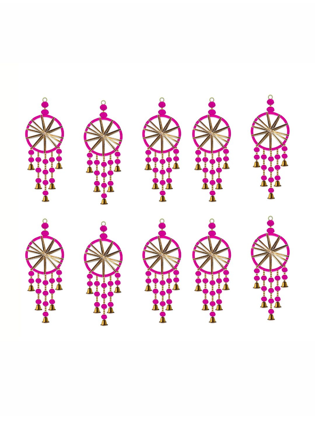 

iHandikart Pink 10 Pieces Hanging Festive Decor