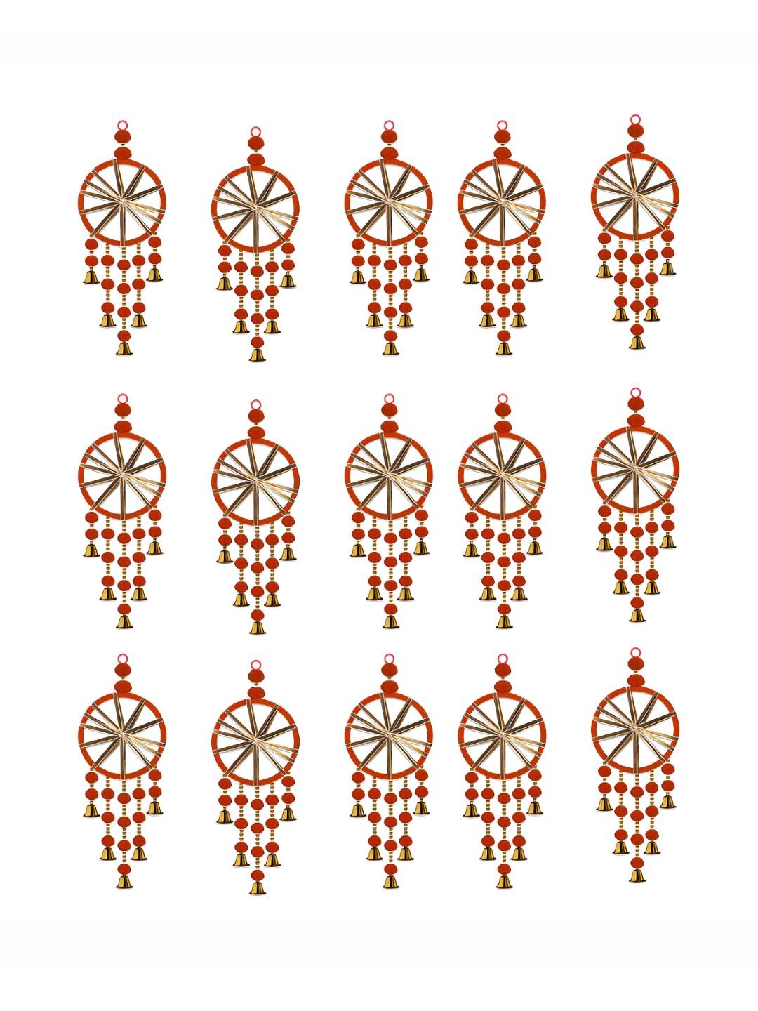 

iHandikart Red 15 Pieces Wall Hanging