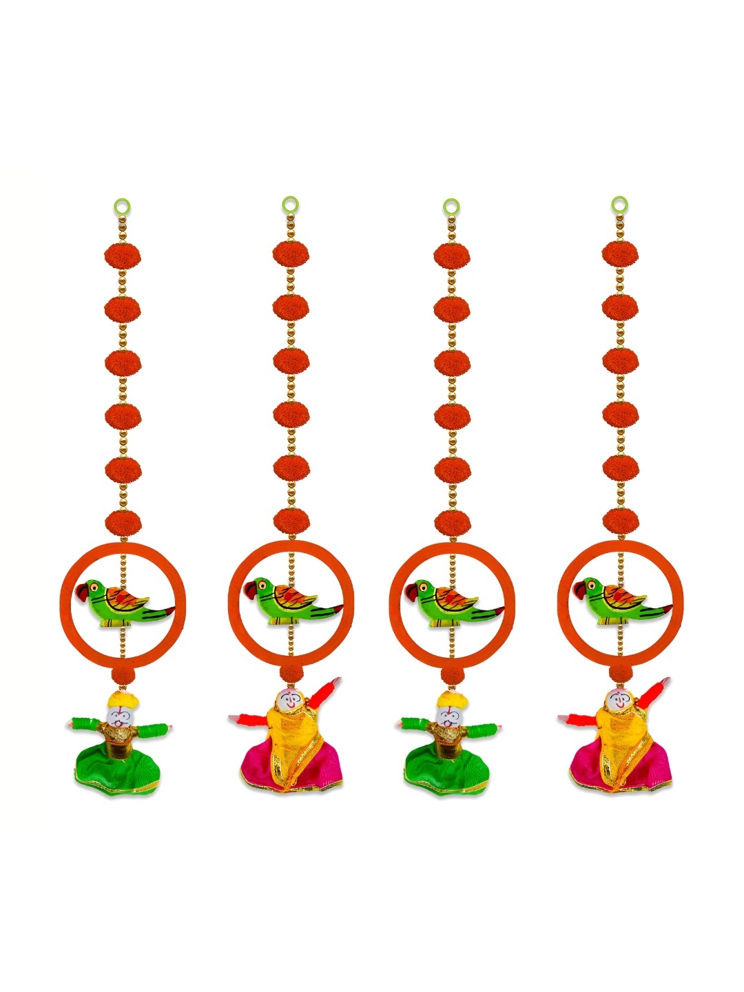 

iHandikart Red & Green 20 Pieces Hanging Garlands