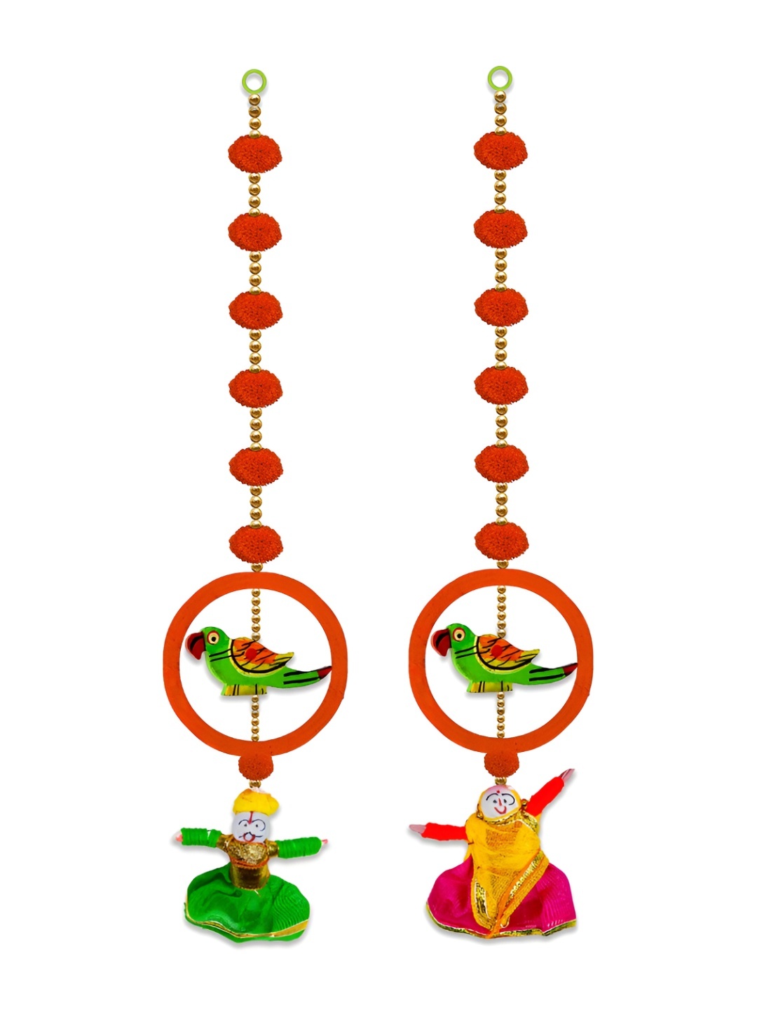 

iHandikart Red & Green 2 Pieces Hanging Garlands