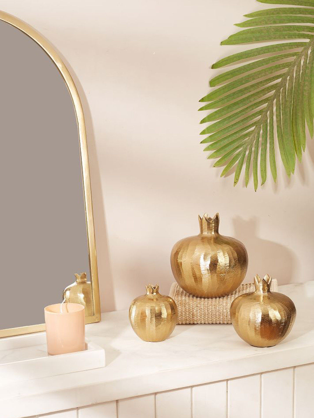 

Mason Home Gold-Toned Anar Vase