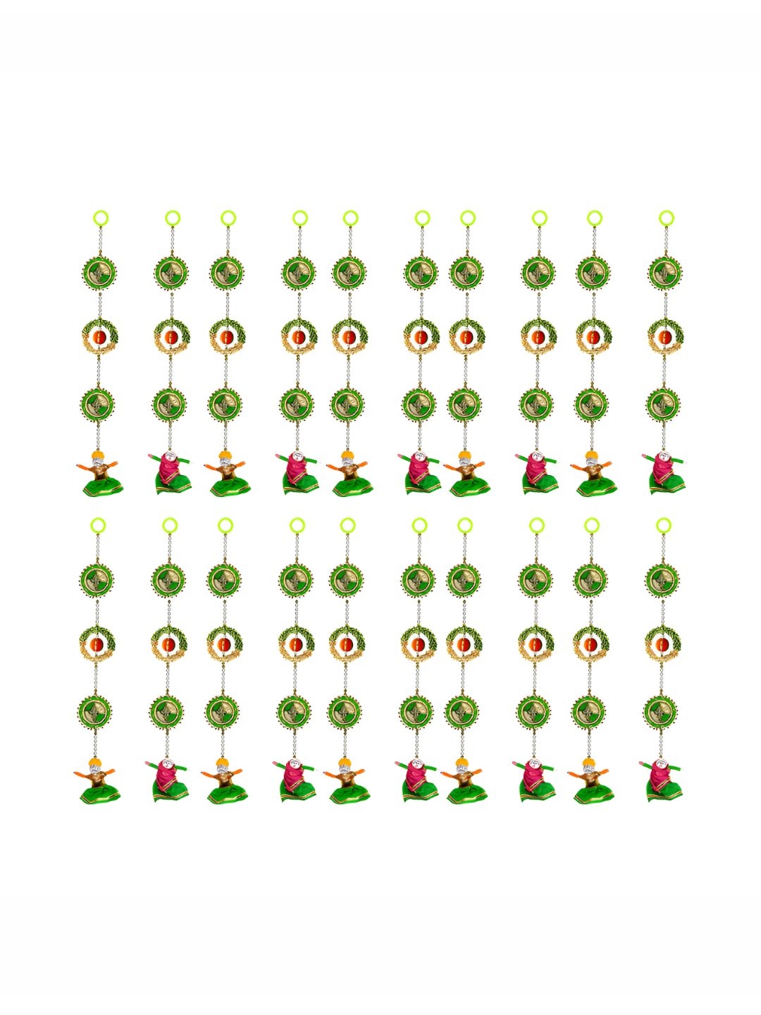

iHandikart Green 20 Pieces Hanging Festive Decor