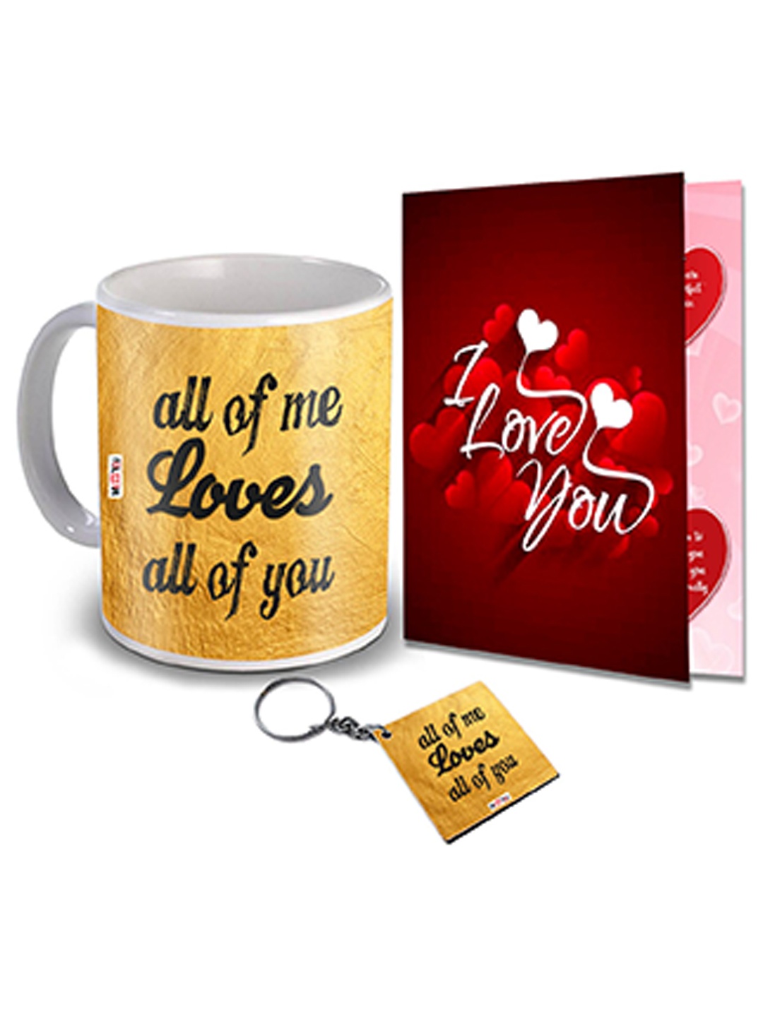 

ME & YOU White & Red 3 Pieces Valentines Day Gift Set