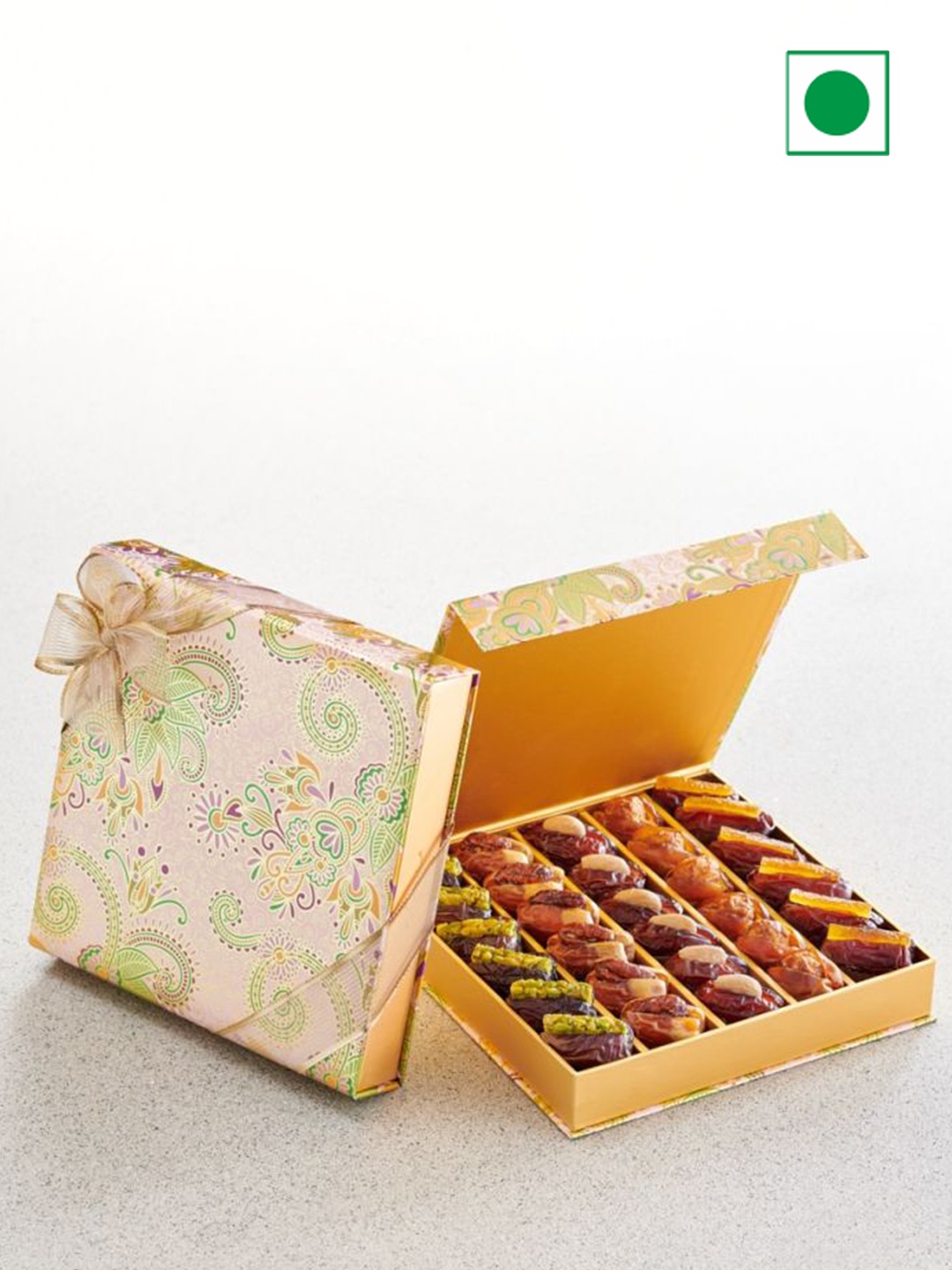 

Bateel Assorted Filled Dates With Box -500 gm, Brown