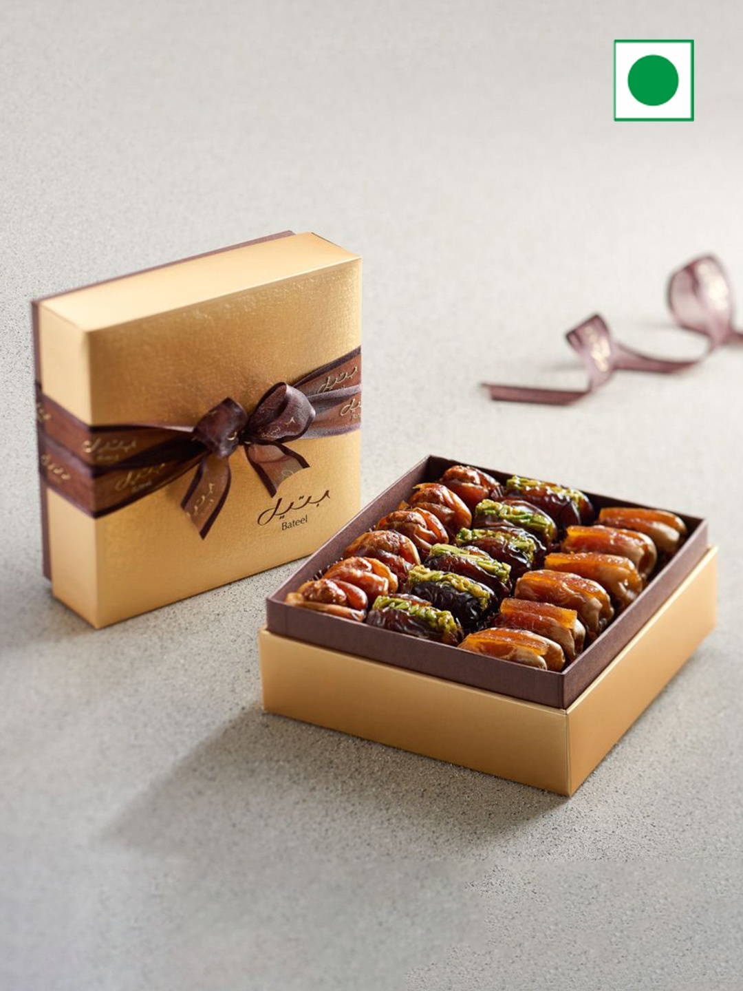 

Bateel Assorted Filled Dates- 500 gm, Brown