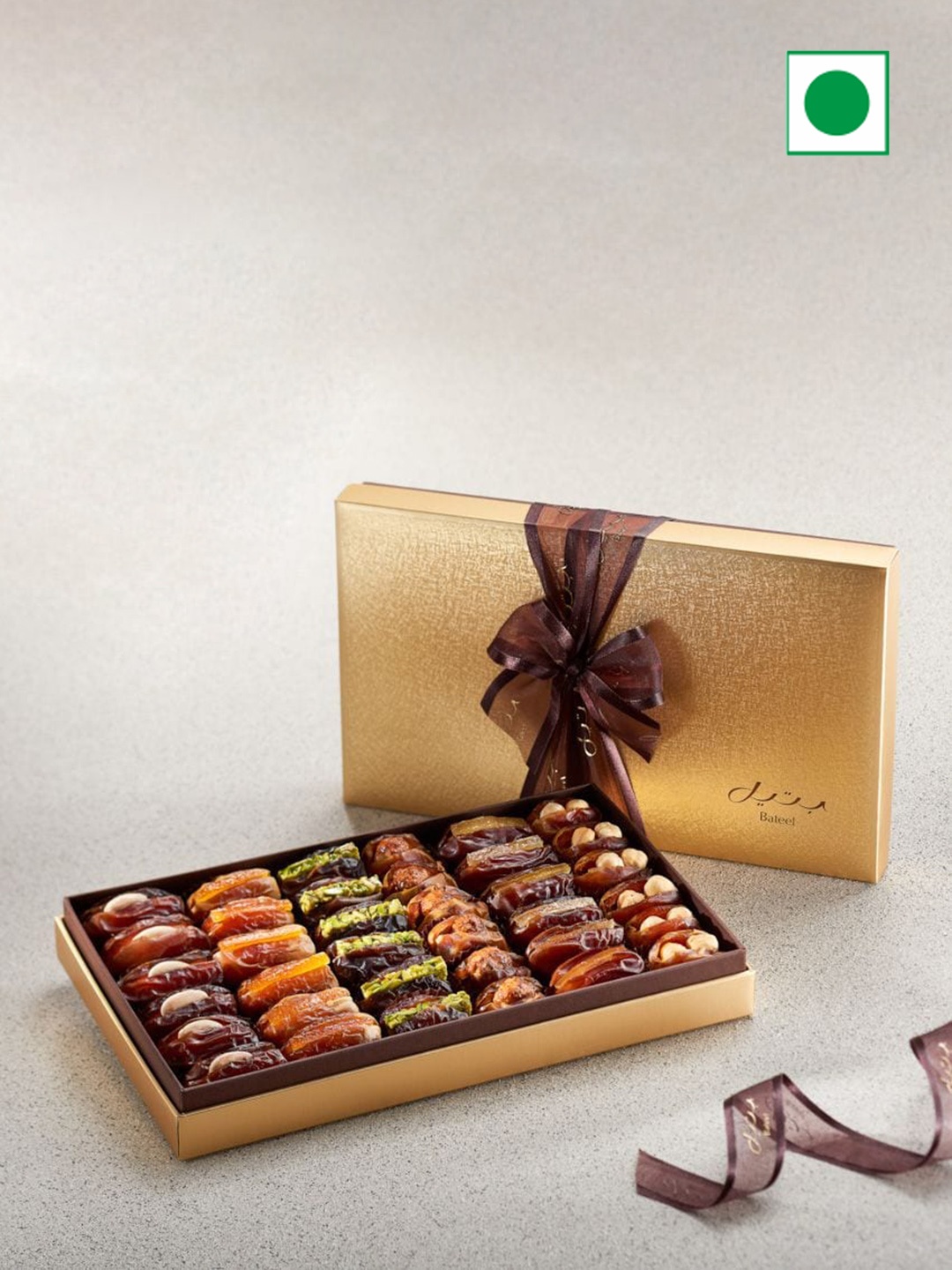 

Bateel Assorted Filled Dates-735 gm, Brown