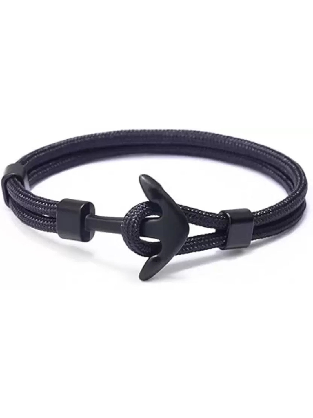 

KARISHMA KREATIONS Unisex Leather Wraparound Bracelet, Black