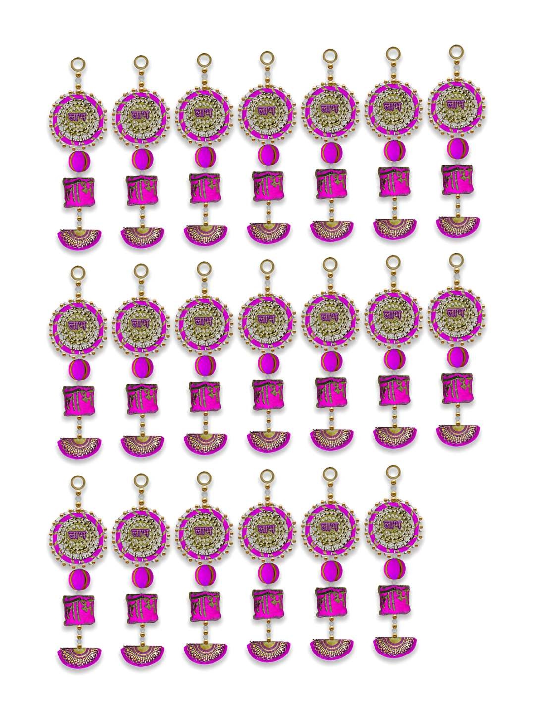 

iHandikart Pink 20 Pieces Decorative Hangings Wall Decor