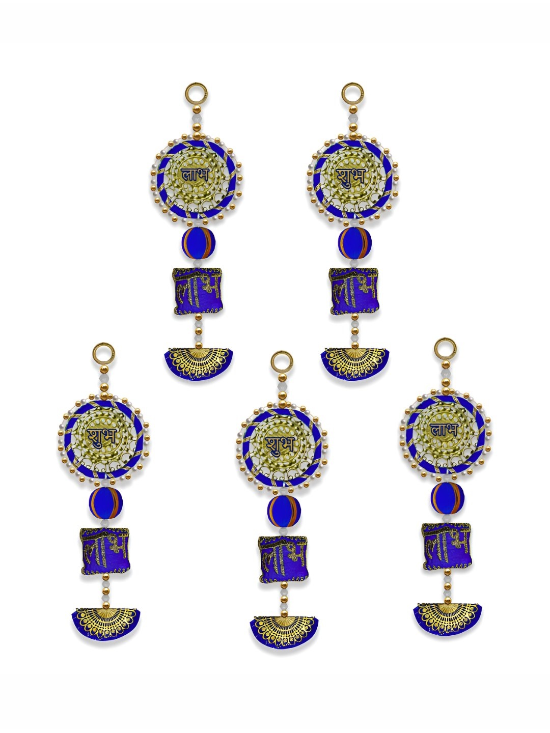 

iHandikart Blue 5 Pieces Wall Hanging