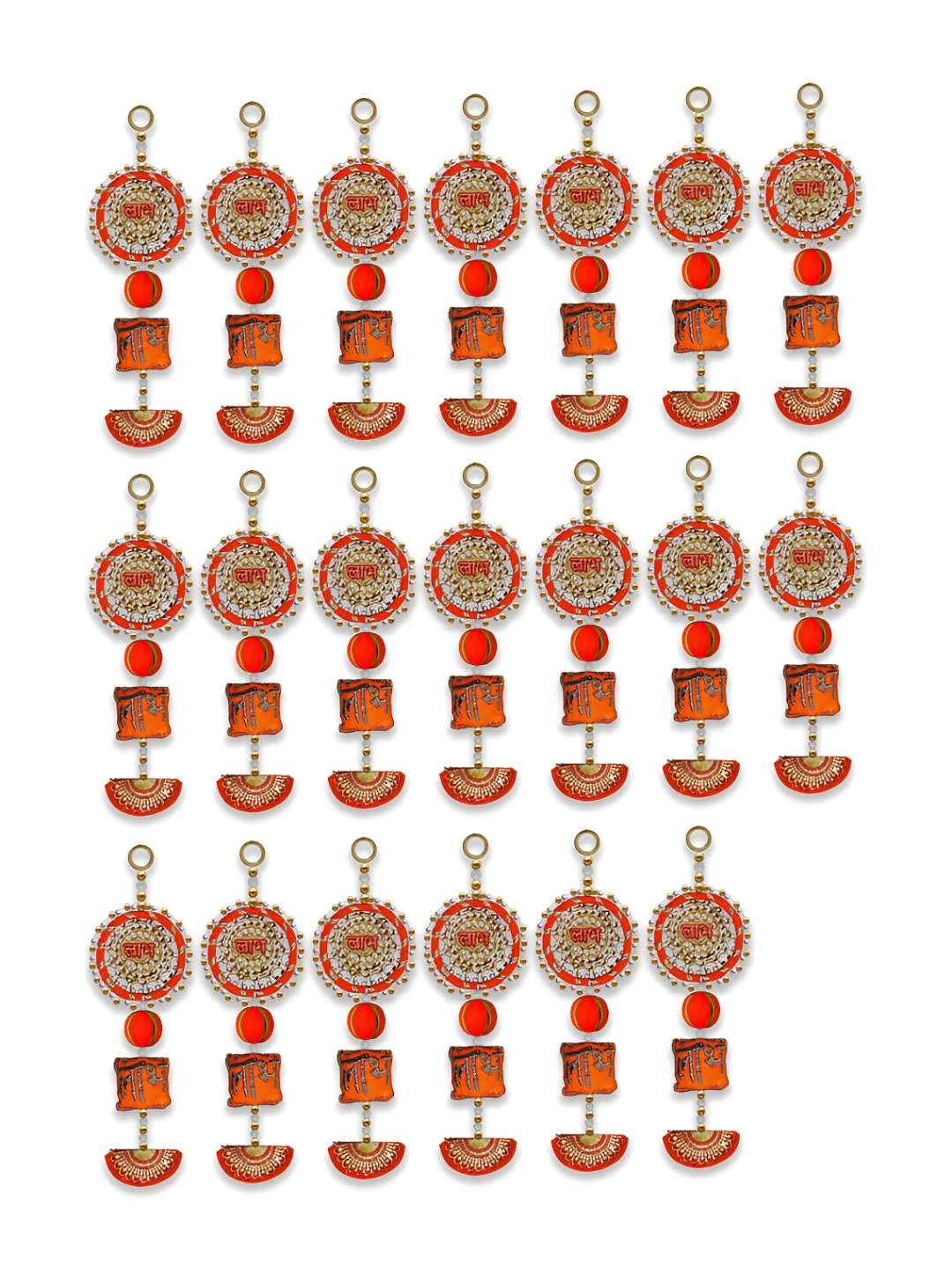 

iHandikart Red 20 Pieces Decorative Hangings Wall Decor
