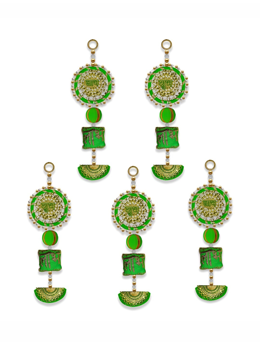 

iHandikart Green 5 Pieces Decorative Wall Door Hangings