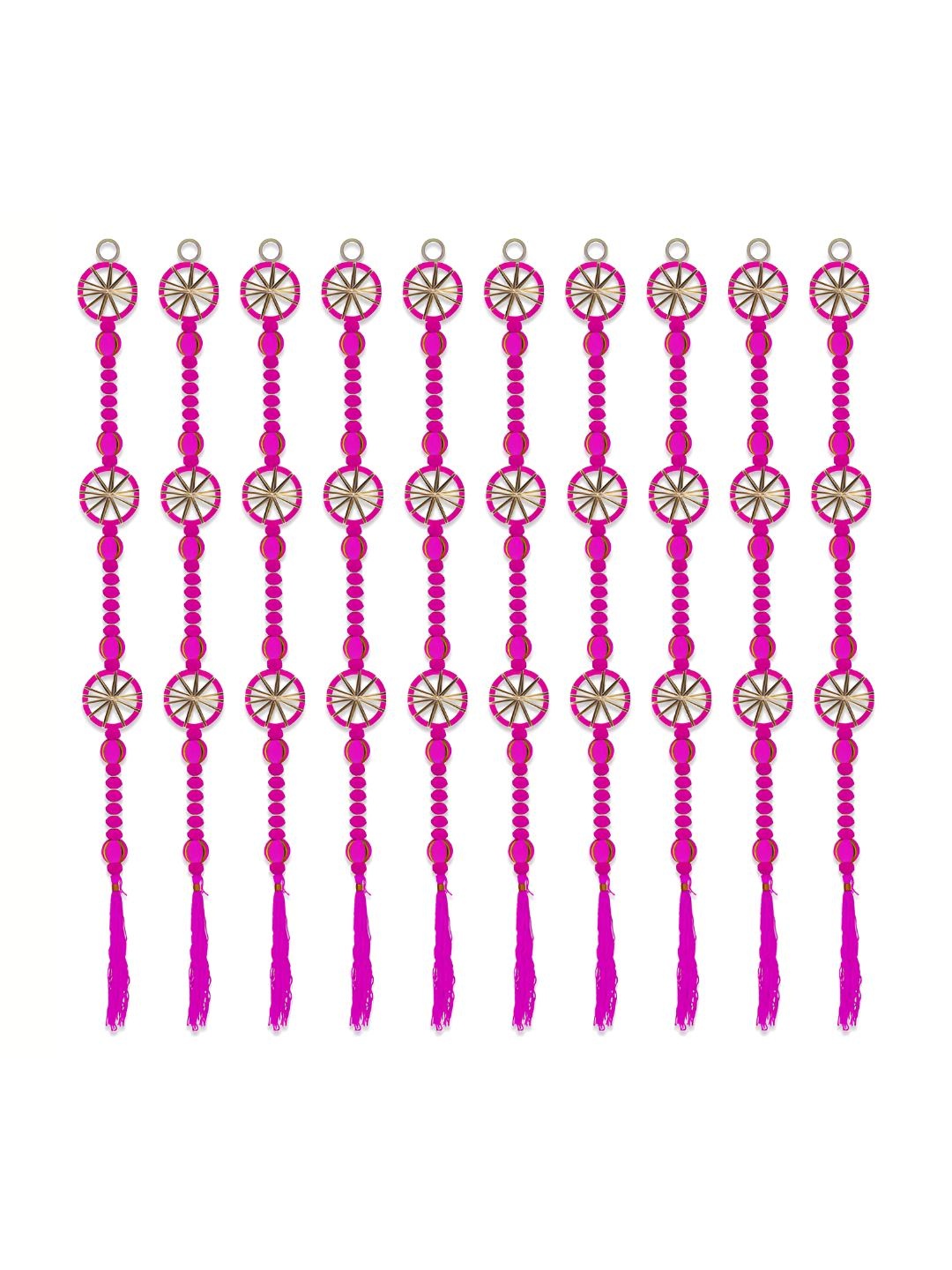 

iHandikart Pink 10 Pieces Hanging Festive Decor