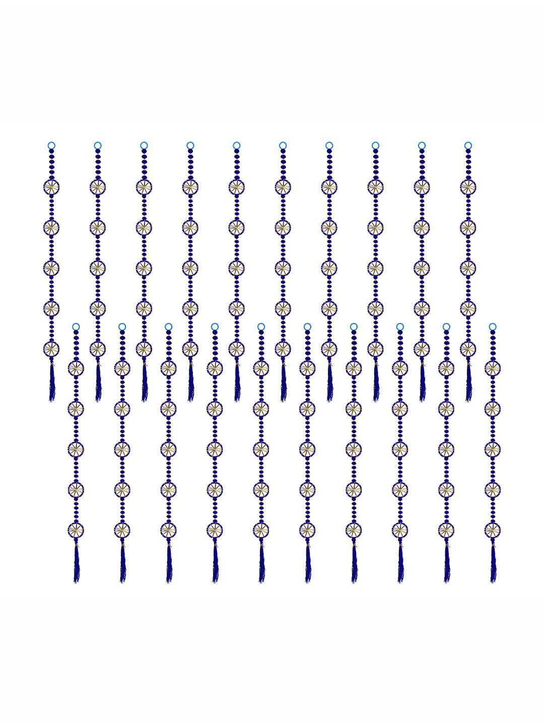 

iHandikart Blue 20 Pieces Decorative Hangings Wall Decor