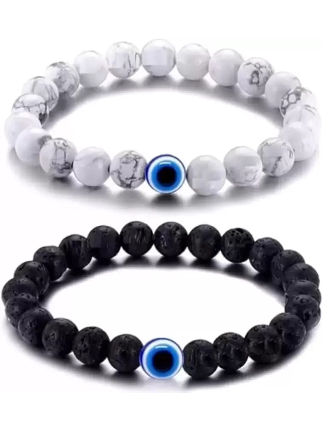

KARISHMA KREATIONS Set Of 2 Alloy Bracelet, Black