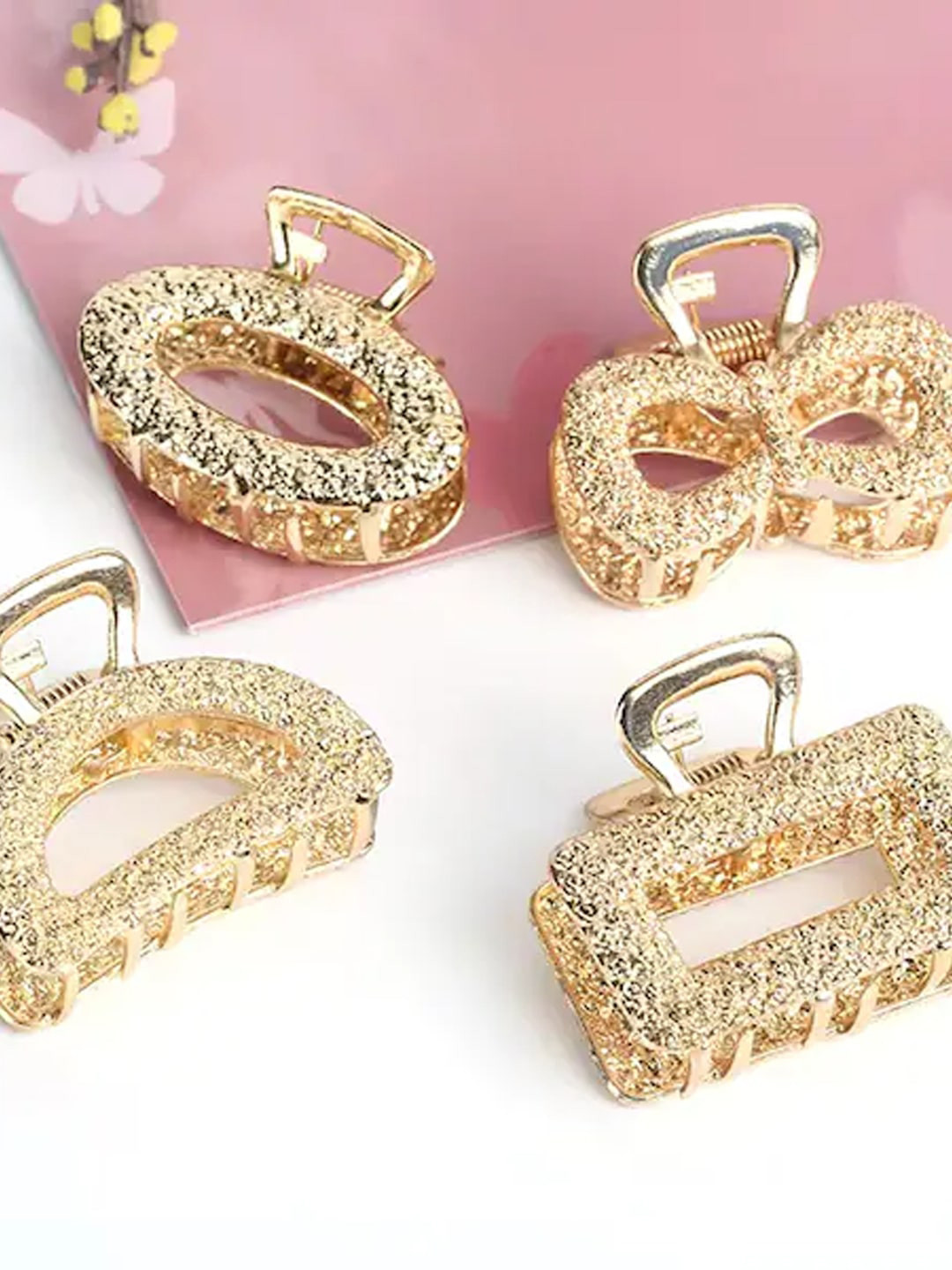

FIMBUL Set of 5 Claw Hair Clip, Gold