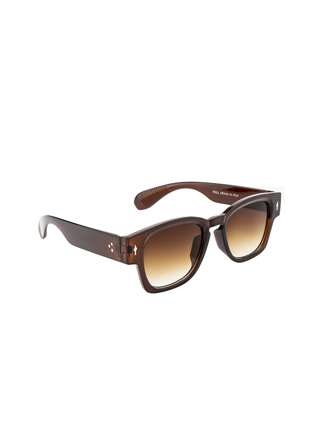 

WROGN Unisex Wayfarer Sunglasses with UV Protected Lens WR-P9677, Brown