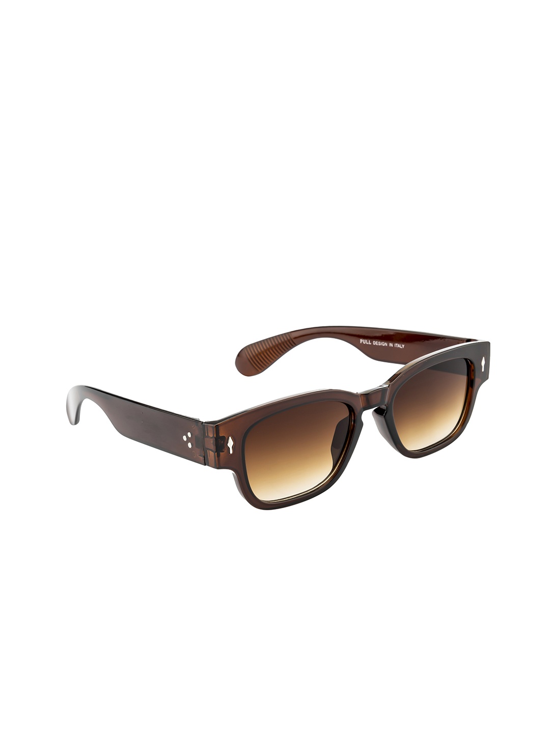 

WROGN Unisex Lens & Rectangle Sunglasses With UV Protected Lens, Brown