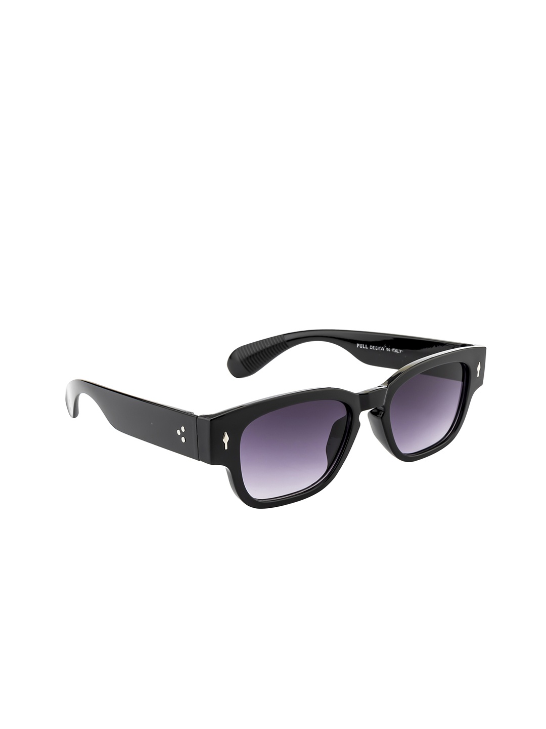 

WROGN Unisex Rectangle Sunglasses with UV Protected Lens WR-P9676-C4, Purple