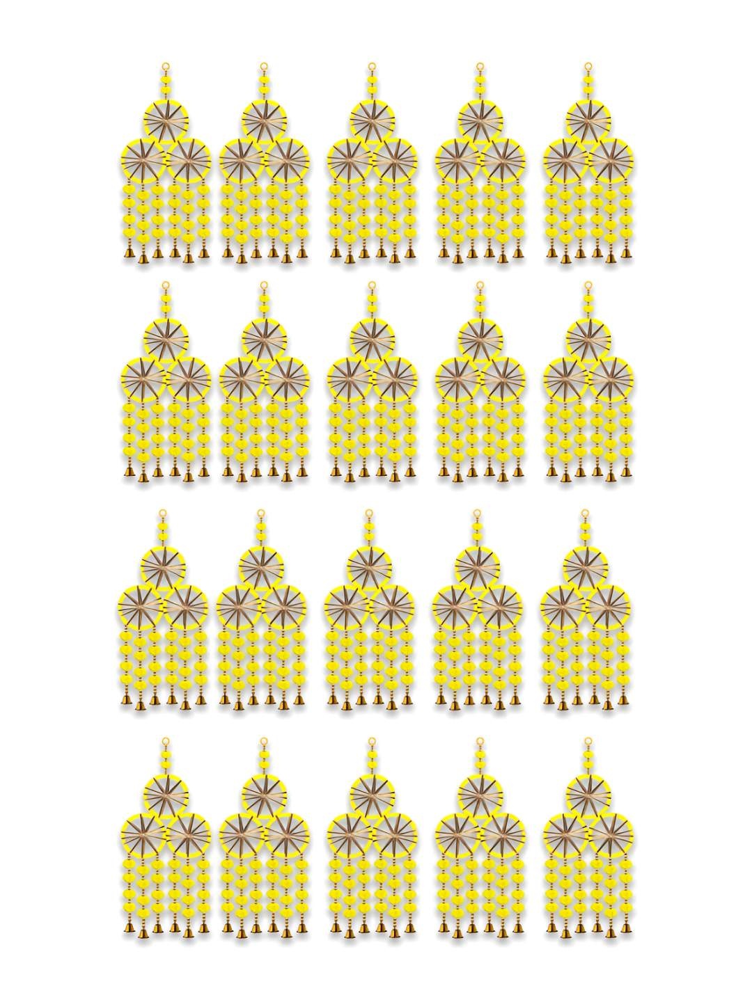 

iHandikart Yellow 20 Pieces Decorative Hangings Wall Decor