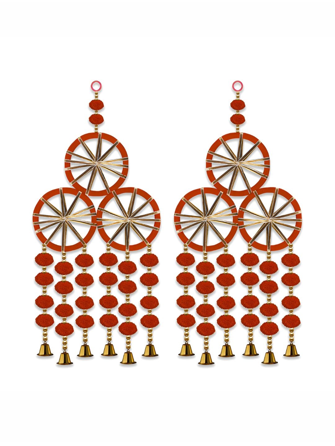 

iHandikart Red 2 Pieces Wall Hanging