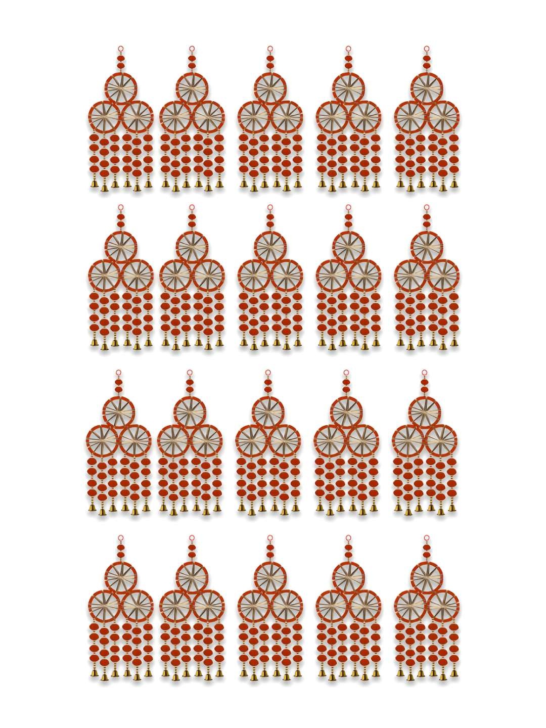 

iHandikart Red 20 Pieces Decorative Hangings Wall Decor