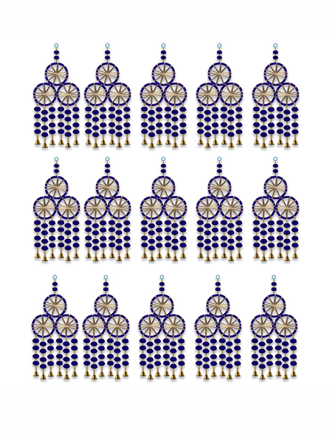

iHandikart Blue 15 Pieces Hanging Festive Decor