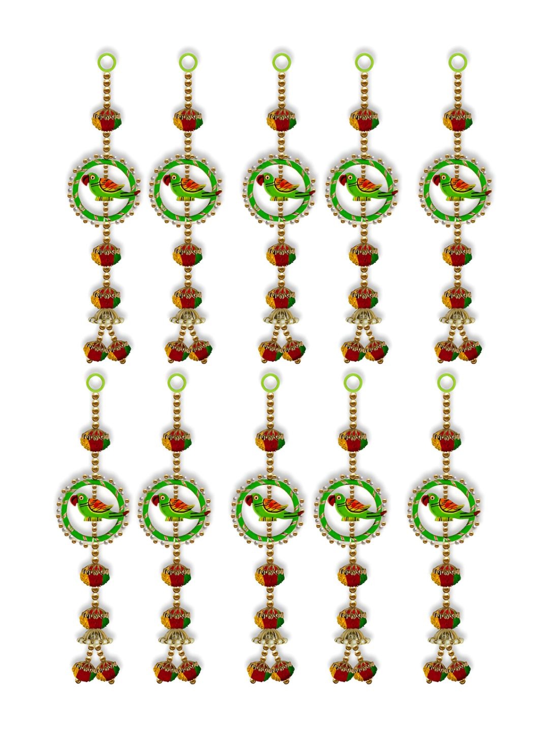 

iHandikart Green 10 Pieces Hanging String Garlands