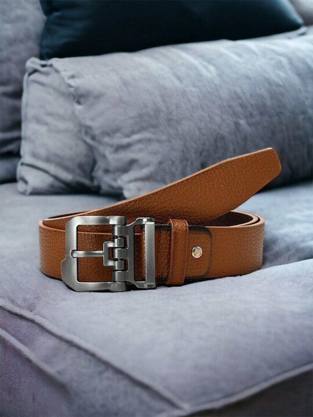 

Kastner Men Textured Formal Belt, Tan