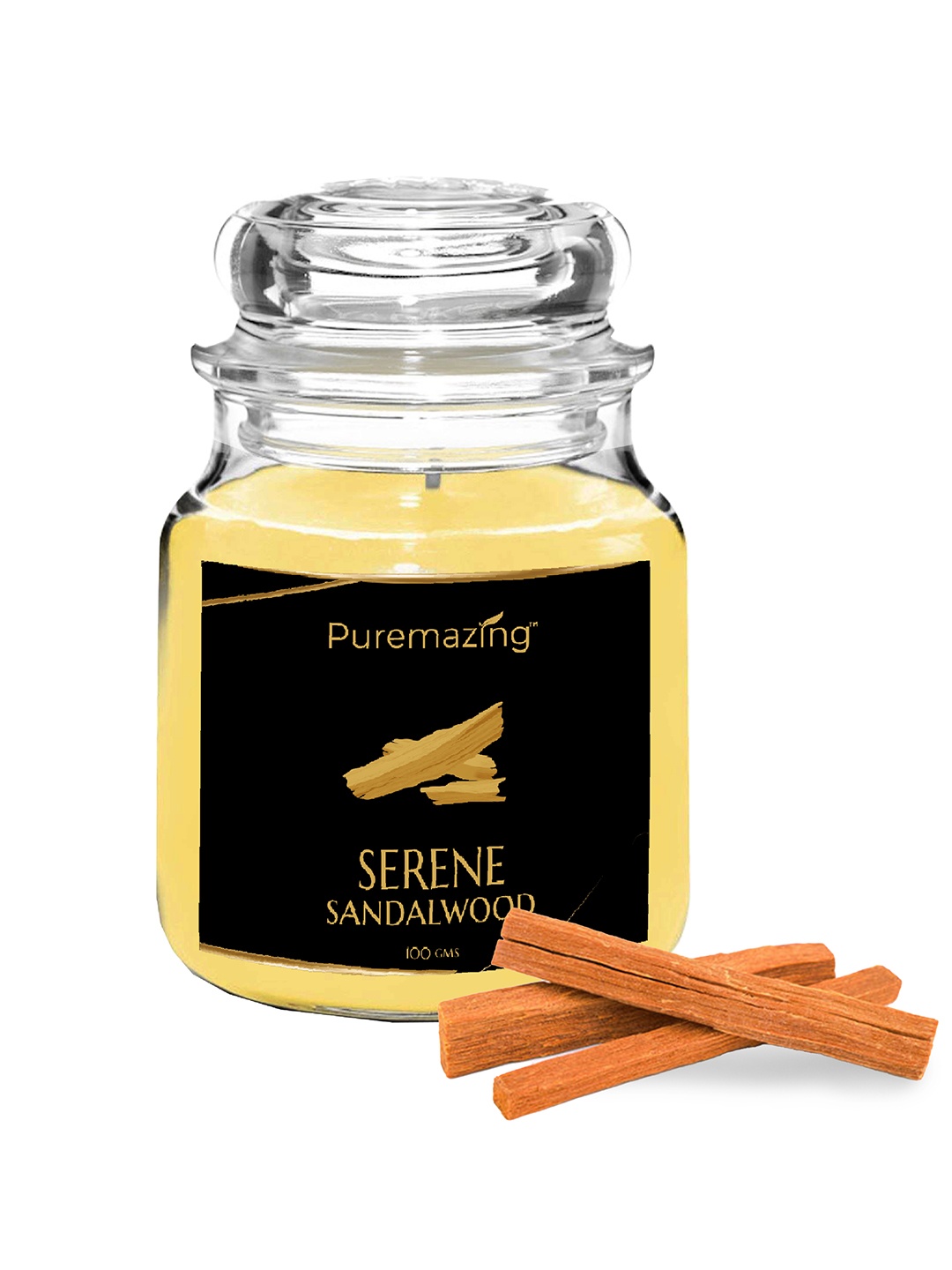 

Imvelo Green your hygiene White Puremazing Sandalwood Scented Candle