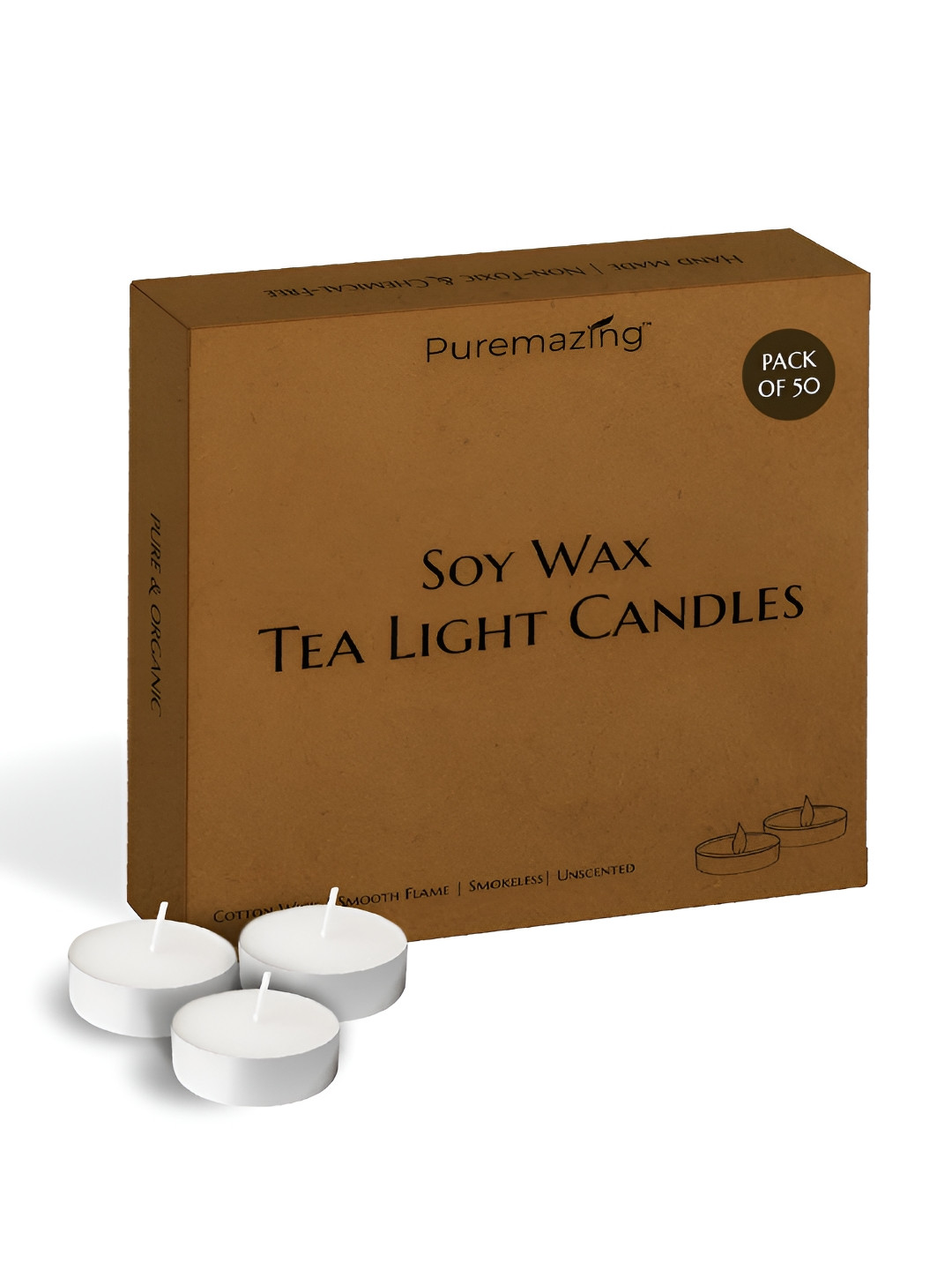 

Imvelo Green your hygiene White 50 Pieces Tea Light Candles