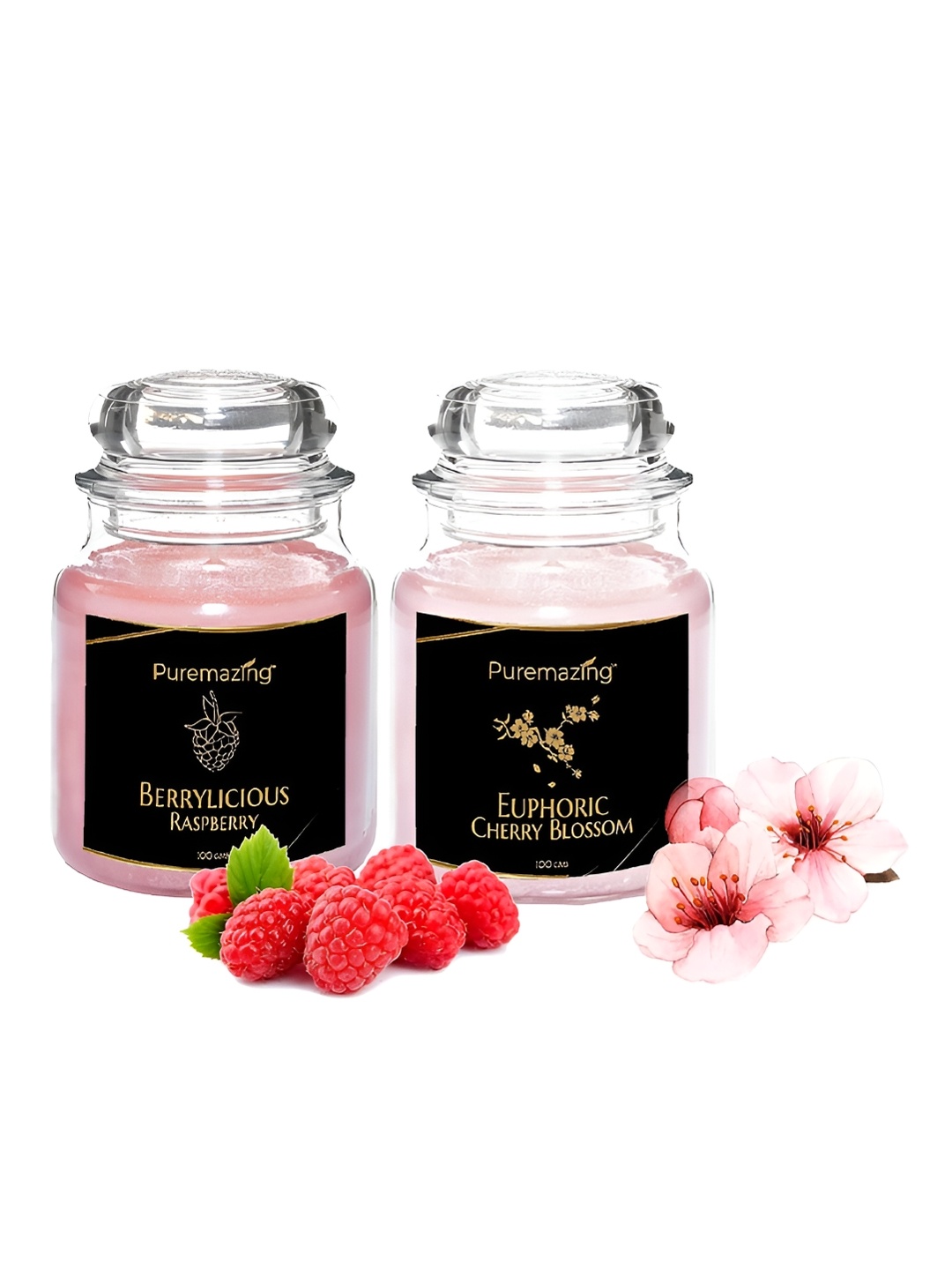 

Imvelo Green your hygiene Pink & White 2 Pieces Jar Candles