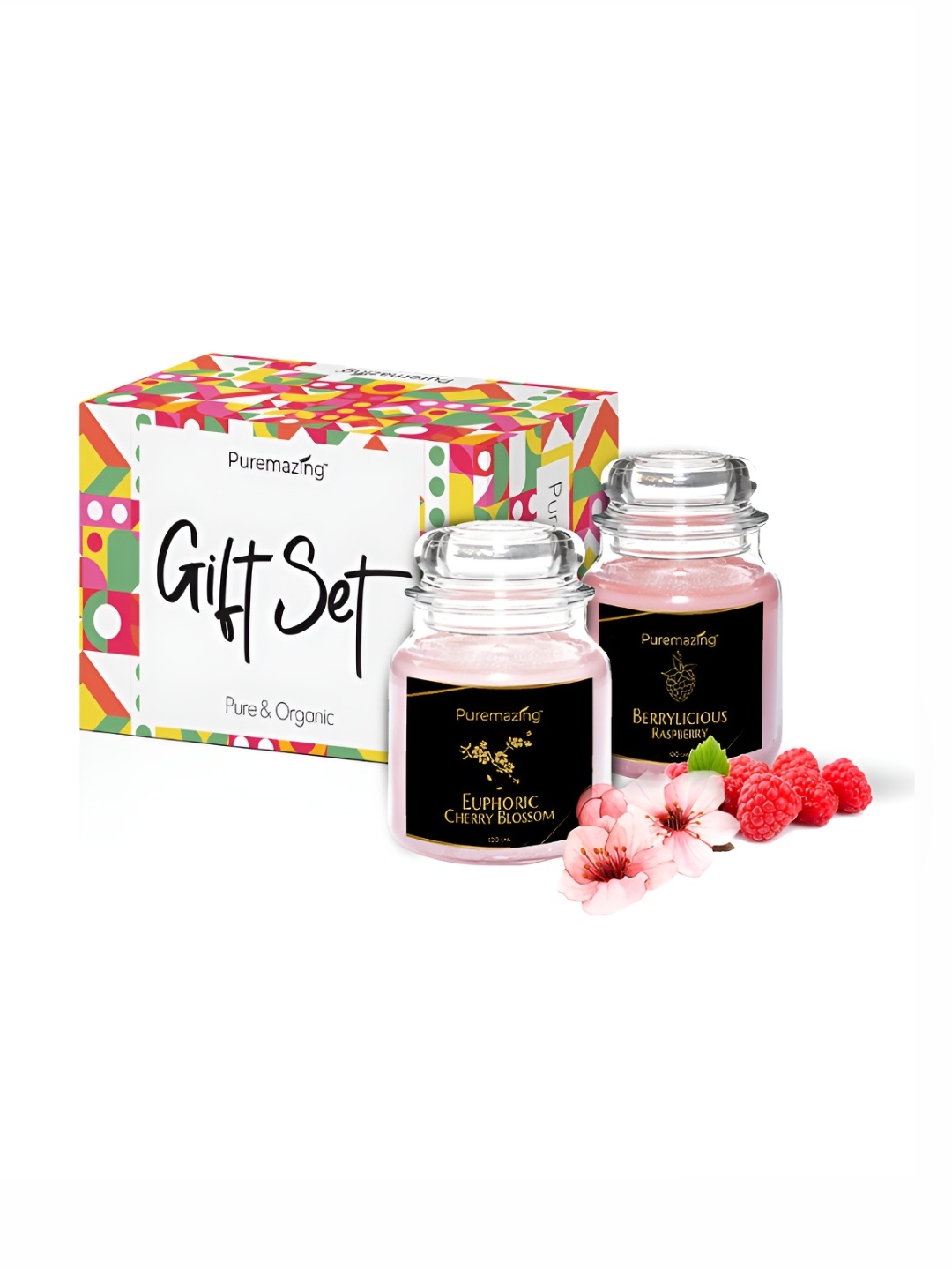 

Imvelo Green your hygiene Pink & White 2 Pieces Jar Candles