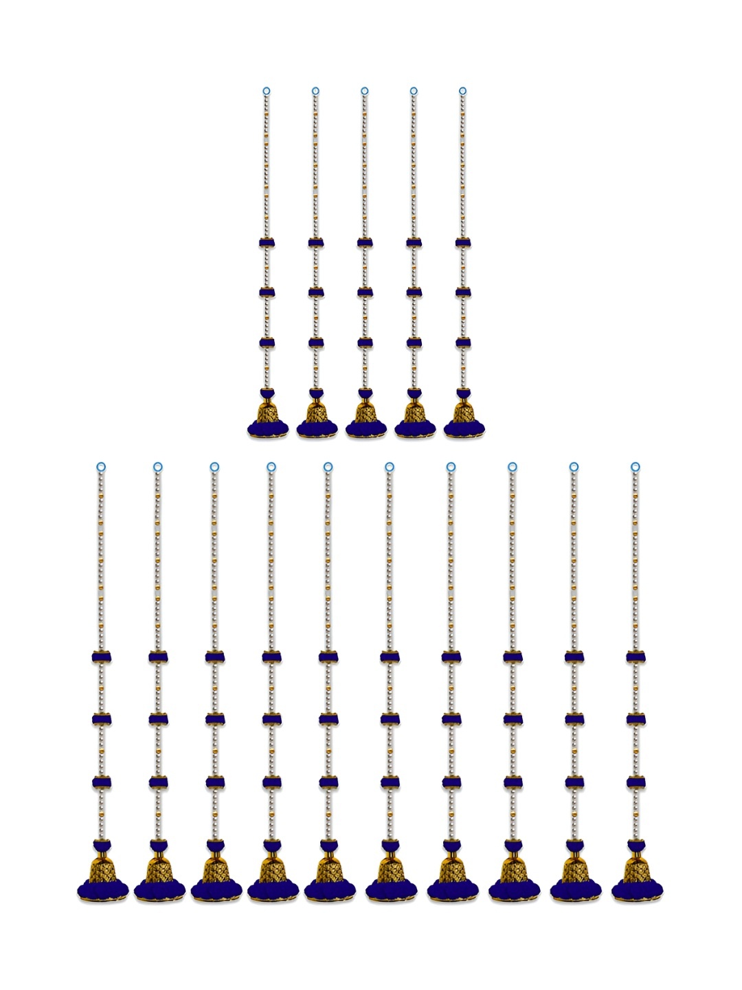 

iHandikart Blue 15 Pieces Hanging Festive Decor