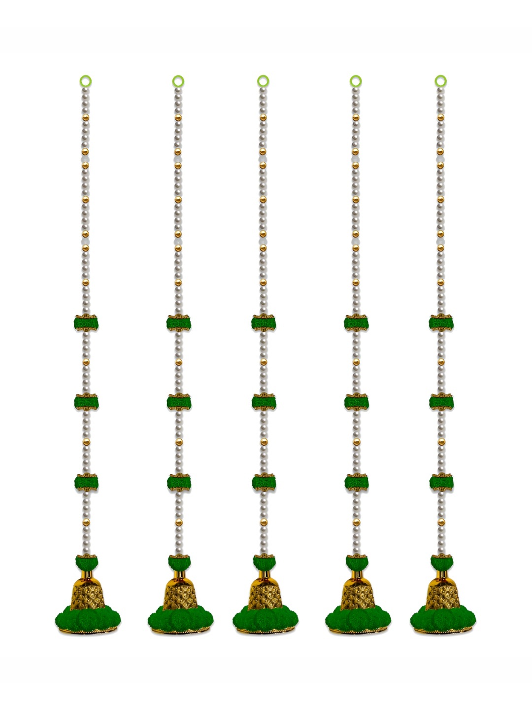 

iHandikart Green 5 Pieces Decorative Hanging String