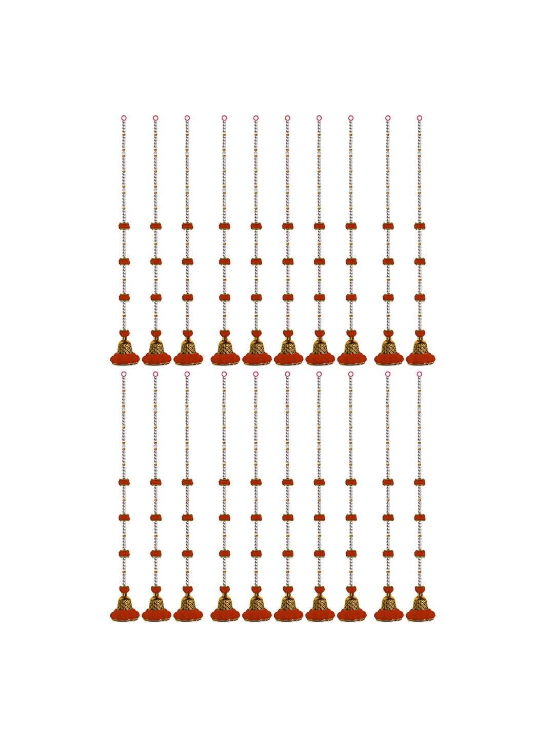 

iHandikart Red 20 Pieces Decorative Hanging String