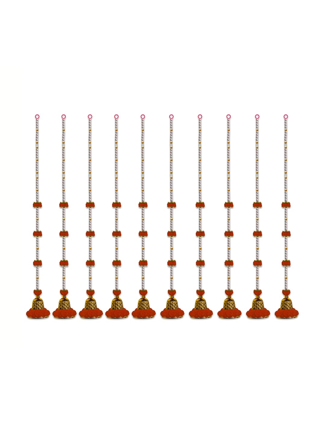 

iHandikart Red 10 Pieces Decorative Hangings Wall Decor
