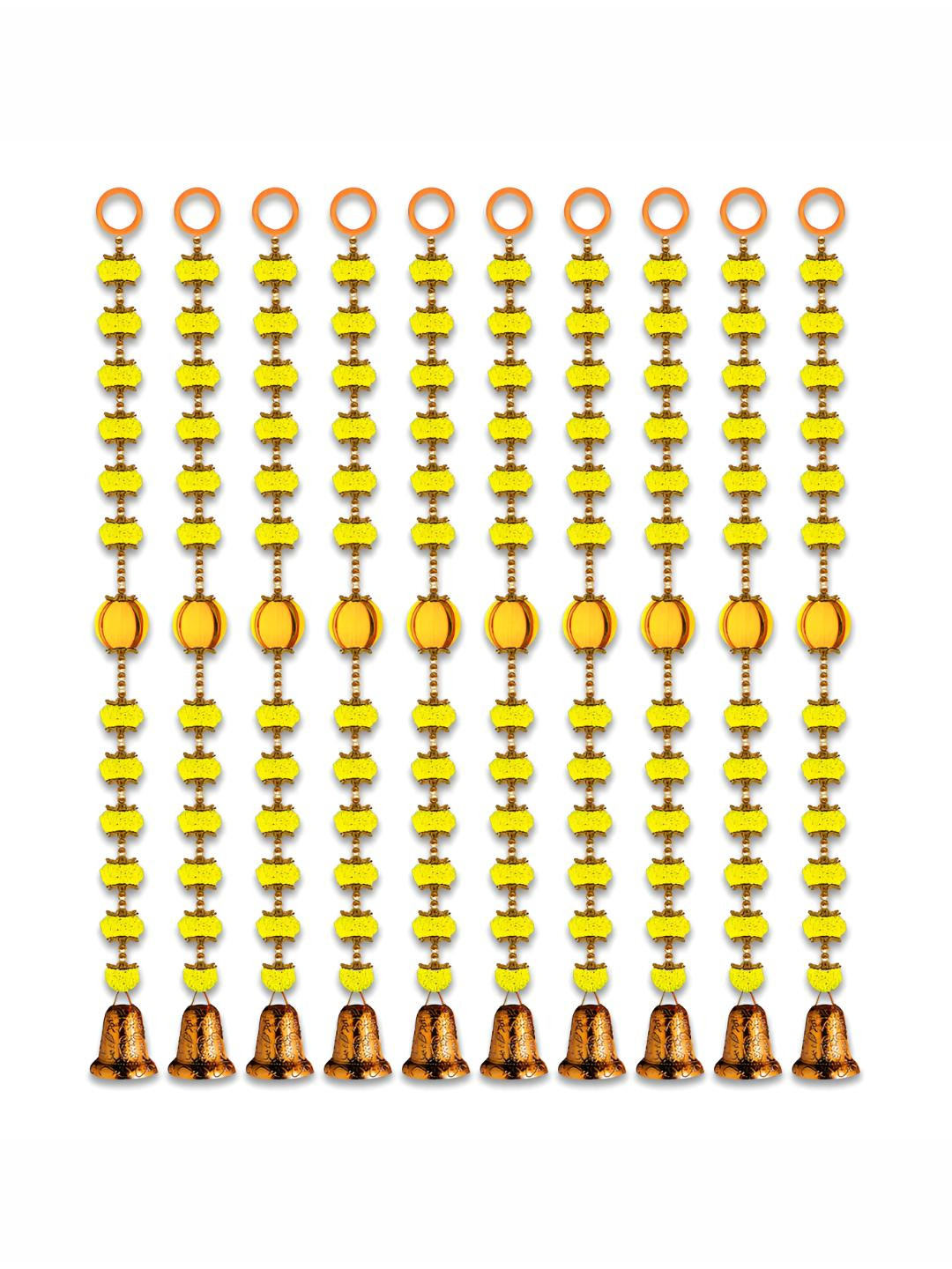 

iHandikart Yellow 10 Pieces Decorative Hangings Wall Decor