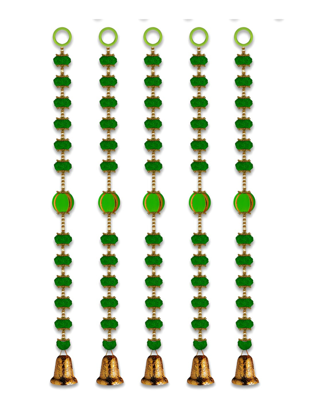 

iHandikart Green 5 Pieces Hanging Garlands