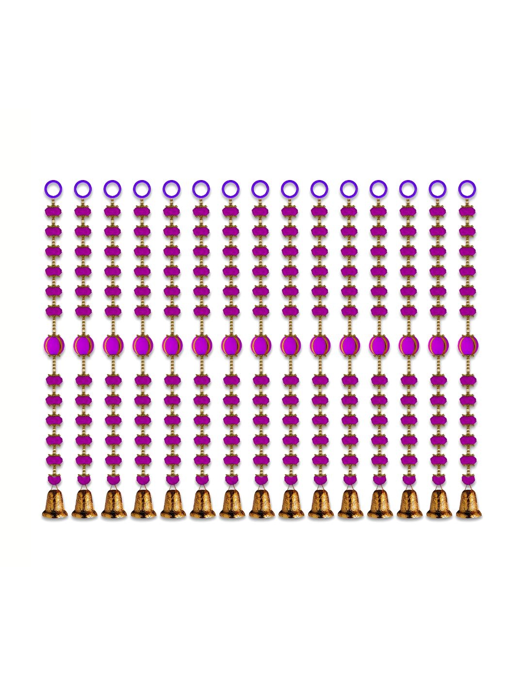 

iHandikart Pink & Blue 15Pcs Hanging Festive Decor