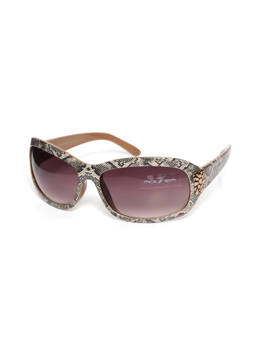 

Mayhem Unisex Oversized Sunglasses with UV Protected Lens, Brown