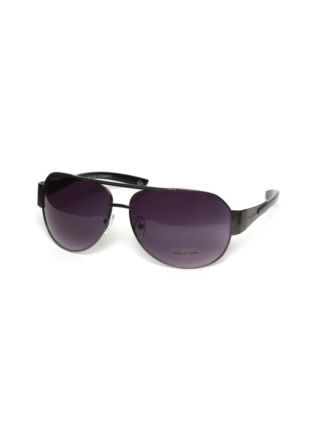 

Mayhem Unisex Aviator Sunglasses With UV Protected Lens, Purple