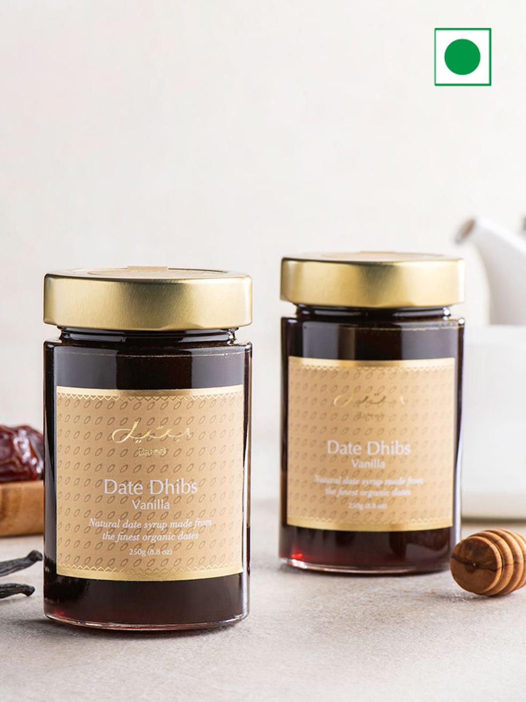 

Bateel Vanilla Date Dhibs -250 Gm, Peach
