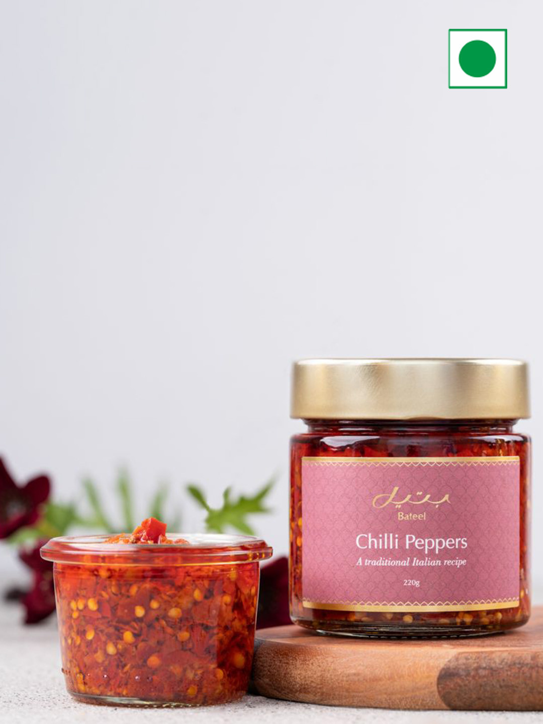 

Bateel Italian Chilli Peppers- 220 Gm, Red