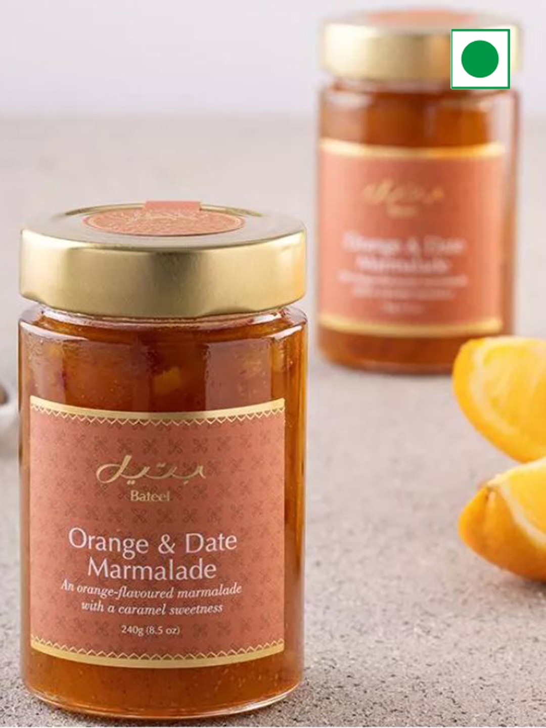 

Bateel Orange & Date Marmalade- 240 Gm, Brown