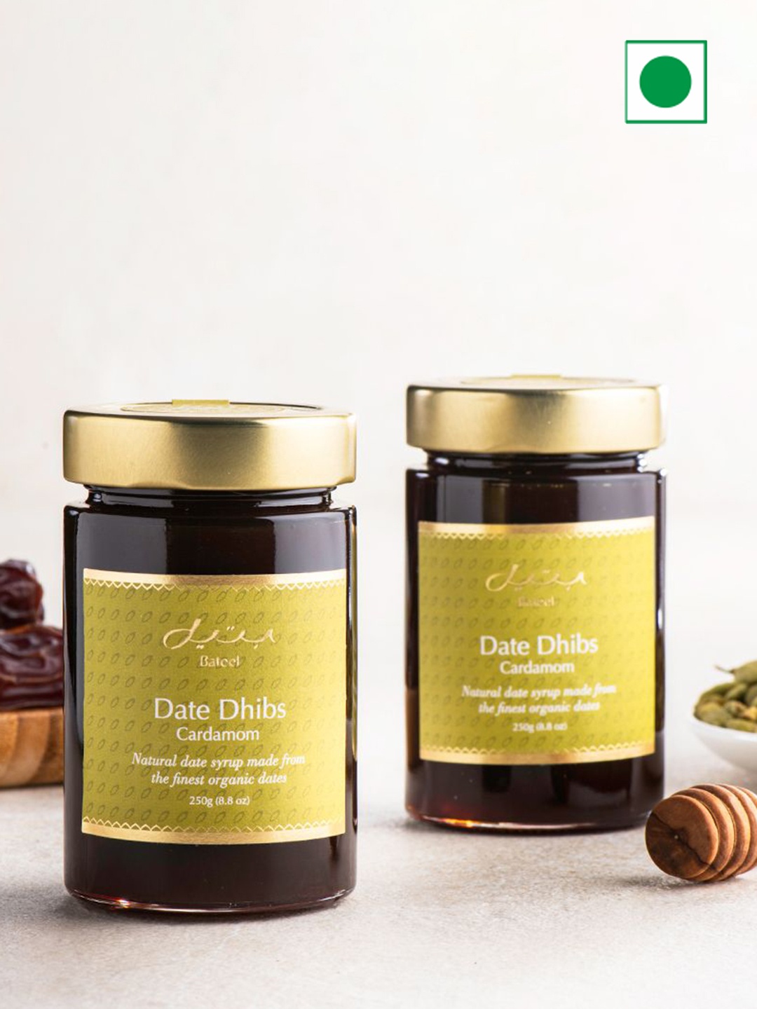 

Bateel Cardamom Date Dhibs Spreads 250 gm, Yellow