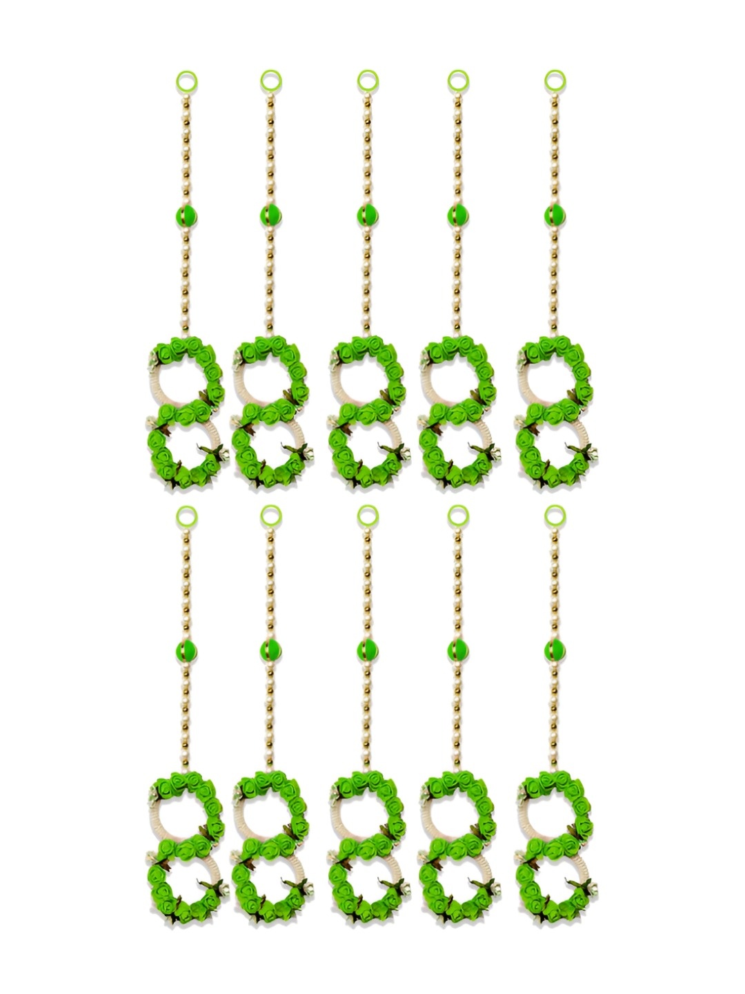 

iHandikart Green 10 Pieces Decorative Hanging String